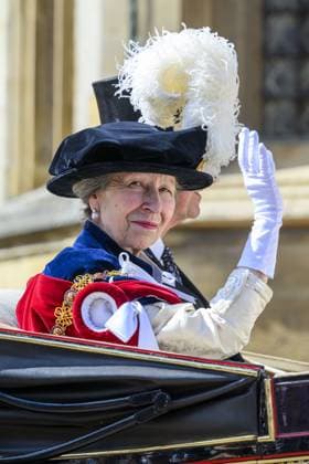 The Prince of Wales leaves after attending the annual Order of the Garter Service at St George s Chapel, Windsor Castle. Featuring: Princess Anne, Timothy Laurence Where: Windsor, United Kingdom When: 17 Jun 2024 Credit: Cover Images EDITORIAL USE ONLY. NOT FOR USE BY NEWSPAPERS BASED IN THE UK. Copyright: xx coverimg53858398