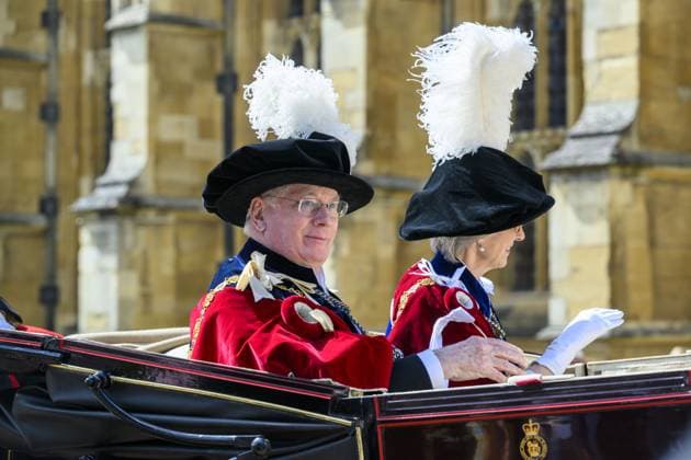 The Prince of Wales leaves after attending the annual Order of the Garter Service at St George s Chapel, Windsor Castle. Featuring: Duke and Duchess of Gloucester Where: Windsor, United Kingdom When: 17 Jun 2024 Credit: Cover Images EDITORIAL USE ONLY. NOT FOR USE BY NEWSPAPERS BASED IN THE UK. Copyright: xx coverimg53858399