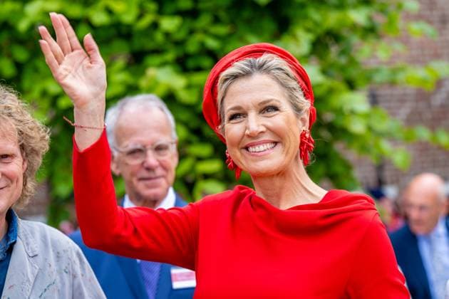 Bilder des Jahres 2024, Entertainment 06 Juni Entertainment Themen der Woche KW25 Entertainment Bilder des Tages 18-06-2024 Hindeloopen Queen Maxima attend the opening of the renovated Museum Hindeloopen. Â  Copyright: xPPEx