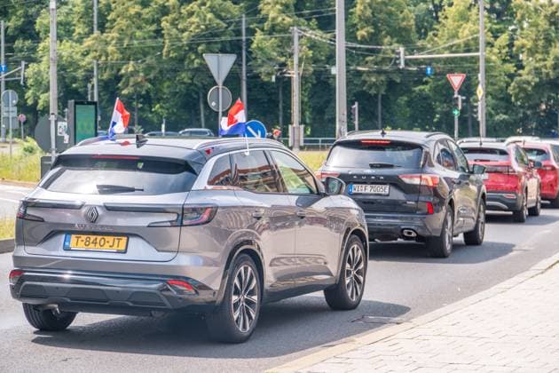 Arrival of the French national team at the Hyperion Hotel in Leipzig Tomorrow the L equipe tricolore will play against Holland National coach is Didier Dechamps Arrival France