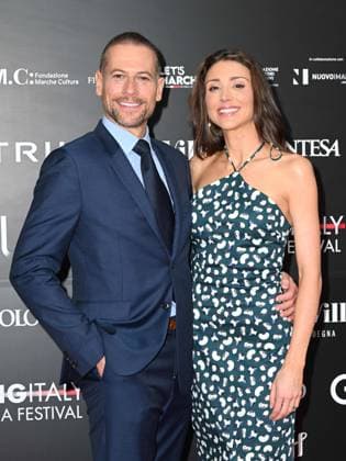 Santa Margherita di Pula, Cagliari, 7th edition of the Filming Italy Sardinia Festival, Red Carpet awards ceremony in the early evening. Pictured: Ioan Gruffudd, Bianca Wallace  Copyright: xx xMangiarotti DxAvanzox IPA_Agency_IPA47324744