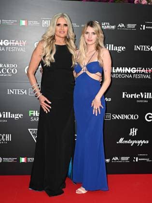 Santa Margherita di Pula, Cagliari, 7th edition of the Filming Italy Sardinia Festival, Red Carpet awards ceremony in the early evening. In the photo: Nell Tiger Free, Tiziana Rocca  Copyright: xx xMangiarotti DxAvanzox IPA_Agency_IPA47324796