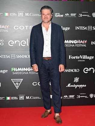 Santa Margherita di Pula, Cagliari, 7th edition of the Filming Italy Sardinia Festival, Red Carpet awards ceremony in the early evening. In the photo: Edoardo Pesce  Copyright: xx xMangiarotti DxAvanzox IPA_Agency_IPA47324812