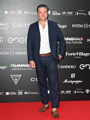 Santa Margherita di Pula, Cagliari, 7th edition of the Filming Italy Sardinia Festival, Red Carpet awards ceremony in the early evening. In the photo: Edoardo Pesce  Copyright: xx xMangiarotti DxAvanzox IPA_Agency_IPA47324814
