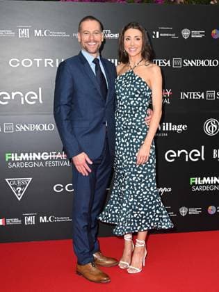 Santa Margherita di Pula, Cagliari, 7th edition of the Filming Italy Sardinia Festival, Red Carpet awards ceremony in the early evening. Santa Margherita di Pula, Cagliari, 7th edition of the Filming Italy Sardinia Festival, Red Carpet awards ceremony in the early evening. Pictured: Ioan Gruffudd, Bianca Wallace Cagliari Italy  Copyright: xIPA ABACAx