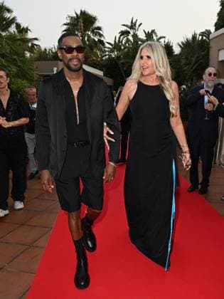 Santa Margherita di Pula, Cagliari, 7th edition of the Filming Italy Sardinia Festival, Red Carpet awards ceremony in the early evening. In the photo: Colman Domingo, Tiziana Rocca  Copyright: xx xMangiarotti DxAvanzox IPA_Agency_IPA47324863
