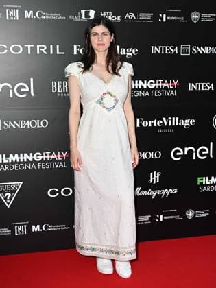 Santa Margherita di Pula, Cagliari, 7th edition of the Filming Italy Sardinia Festival, Red Carpet awards ceremony in the early evening. In the photo: Alexandra Daddario  Copyright: xx xMangiarotti DxAvanzox IPA_Agency_IPA47325026