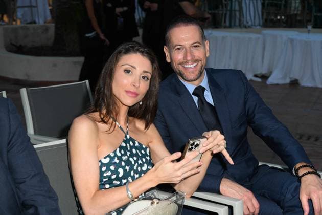 Santa Margherita di Pula, Cagliari, 7th edition of the Filming Italy Sardinia Festival, Red Carpet awards ceremony in the early evening. Santa Margherita di Pula, Cagliari, 7th edition of the Filming Italy Sardinia Festival, Red Carpet awards ceremony in the early evening. Pictured: Ioan Gruffudd, Bianca Wallace Cagliari Italy  Copyright: xIPA ABACAx