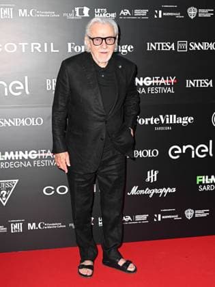 Cagliari: Santa Margherita di Pula, Cagliari, 7th edition of the Filming Italy Sardinia Festival, Red Carpet awards ceremony in the early evening. In the photo: Harvey Keitel Cagliari  - ZUMAp169 20240621_zea_p169_191 Copyright: xIPAx