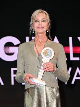 Santa Margherita di Pula, Cagliari, 7th edition of the Filming Italy Sardinia Festival, Red Carpet awards ceremony in the early evening. Santa Margherita di Pula, Cagliari, 7th edition of the Filming Italy Sardinia Festival, Red Carpet awards ceremony in the early evening. Pictured: Bo Derek Cagliari Italy  Copyright: xIPA ABACAx