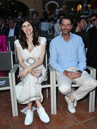 Cagliari: Santa Margherita di Pula, Cagliari, 7th edition of the Filming Italy Sardinia Festival, Red Carpet awards ceremony in the early evening. In the photo: Alexandra Daddario Cagliari  - ZUMAp169 20240621_zea_p169_201 Copyright: xIPAx