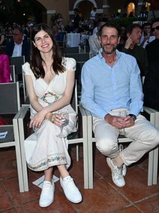 Cagliari: Santa Margherita di Pula, Cagliari, 7th edition of the Filming Italy Sardinia Festival, Red Carpet awards ceremony in the early evening. In the photo: Alexandra Daddario Cagliari  - ZUMAp169 20240621_zea_p169_220 Copyright: xIPAx