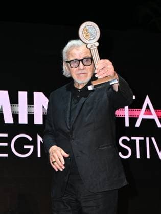 Santa Margherita di Pula, Cagliari, 7th edition of the Filming Italy Sardinia Festival, Red Carpet awards ceremony in the early evening. Santa Margherita di Pula, Cagliari, 7th edition of the Filming Italy Sardinia Festival, Red Carpet awards ceremony in the early evening. In the photo: Harvey Keitel Cagliari Italy  Copyright: xIPA ABACAx