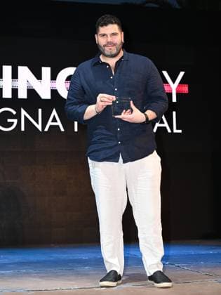 Cagliari: Santa Margherita di Pula, Cagliari, 7th edition of the Filming Italy Sardinia Festival, Red Carpet awards ceremony in the early evening. In the photo: Salvatore Esposito Cagliari  - ZUMAp169 20240621_zea_p169_245 Copyright: xIPAx