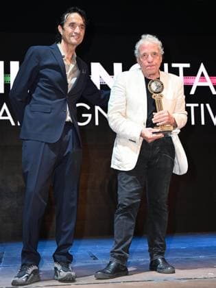 Cagliari: Santa Margherita di Pula, Cagliari, 7th edition of the Filming Italy Sardinia Festival, Red Carpet awards ceremony in the early evening. In the photo: Abel Ferrara Cagliari  - ZUMAp169 20240621_zea_p169_247 Copyright: xIPAx