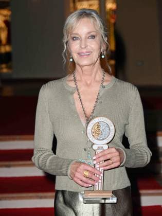 Cagliari: Santa Margherita di Pula, Cagliari, 7th edition of the Filming Italy Sardinia Festival, Red Carpet awards ceremony in the early evening. Pictured: Bo Derek Cagliari  - ZUMAp169 20240621_zea_p169_253 Copyright: xIPAx