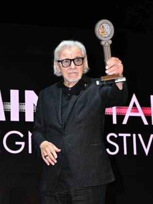 Cagliari: Santa Margherita di Pula, Cagliari, 7th edition of the Filming Italy Sardinia Festival, Red Carpet awards ceremony in the early evening. In the photo: Harvey Keitel Cagliari  - ZUMAp169 20240621_zea_p169_264 Copyright: xIPAx