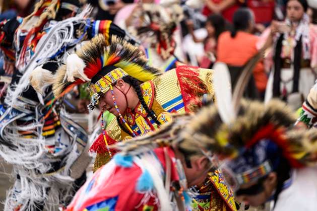 June 23, 2024, Ottawa, On, CAN: Dancers compete in the Summer Solstice Indigenous Festival s 2024 Competition Pow Wow at Madahoki Farm in Ottawa, Sunday, June 23, 2024. Ottawa CAN  - ZUMAc35_ 20240623_zaf_c35_010 Copyright: xJustinxTangx