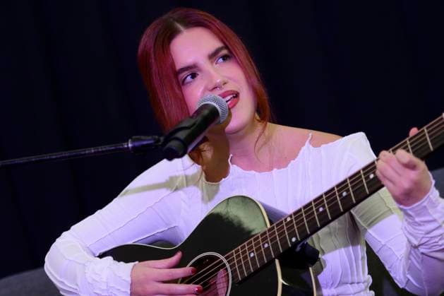 June 25, 2024, Mexico City, Mexico City, Mexico: Peruvian singer-songwriter Nicole Zignago, nominated for the Latin Grammy in 2022 as best new artist and with more than 150 million views on digital platforms, attends to the media this Tuesday, June 25 at the Lunario of the National Auditorium, in Mexico City . ..Nicole reported that she is in full preparation for her first tour, ESCRITA TOUR, which will begin in Peru, her homeland, with tickets already sold out, and will later arrive with her talent at Lunario in Mexico. Mexico City Mexico - ZUMAn296 20240625_zip_n296_007 Copyright: xJorgexNunezx