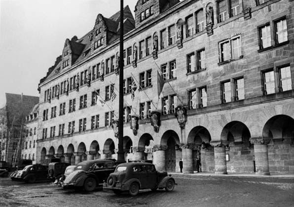 Nurnberg s palace of justice 5506233 20.05.1946 International military trial of the former Nazi Germany s leadership, November 20, 1945 - October 1, 1946. Palace of justice in Nurnberg. Temin Sputnik Nurnberg Germany  Copyright: xTeminx