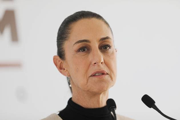 Claudia Sheinbaum Briefing Conference Claudia Sheinbaum Pardo, President-elect of Mexico, speaking during a press conference at the transition house at Iztapalapa mayoralty. on June 26, 2024 in Mexico City, Mexico. (Photo by Ian Robles Eyepix Group) Mexico City CDMX Mexico Copyright: xIanxRoblesxxEyepixxGroupx