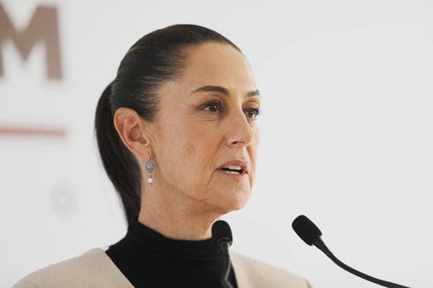 Claudia Sheinbaum Briefing Conference Claudia Sheinbaum Pardo, President-elect of Mexico, speaking during a press conference at the transition house at Iztapalapa mayoralty. on June 26, 2024 in Mexico City, Mexico. (Photo by Ian Robles Eyepix Group) Mexico City CDMX Mexico Copyright: xIanxRoblesxxEyepixxGroupx