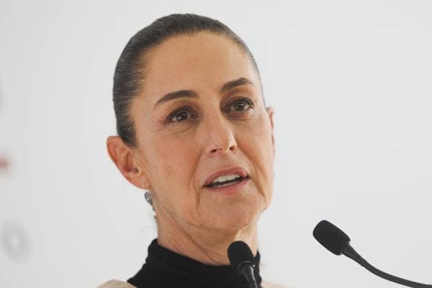 Claudia Sheinbaum Briefing Conference Claudia Sheinbaum Pardo, President-elect of Mexico, speaking during a press conference at the transition house at Iztapalapa mayoralty. on June 26, 2024 in Mexico City, Mexico. (Photo by Ian Robles Eyepix Group) Mexico City CDMX Mexico Copyright: xIanxRoblesxxEyepixxGroupx