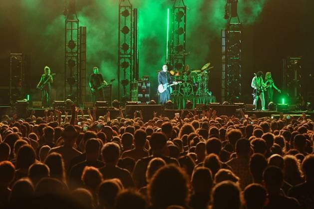 Entertainment Themen der Woche KW26 Zagreb, Croatia, 260624. American band The Smashing Pumpkins, headliners at the second day of the INmusic festival at Jarun lake. Photo: Vanesa Pandzic CROPIX Zagreb Croatia Copyright: xxVanesaxPandzicx xCROPIXx smashing_pumpkins5-260624