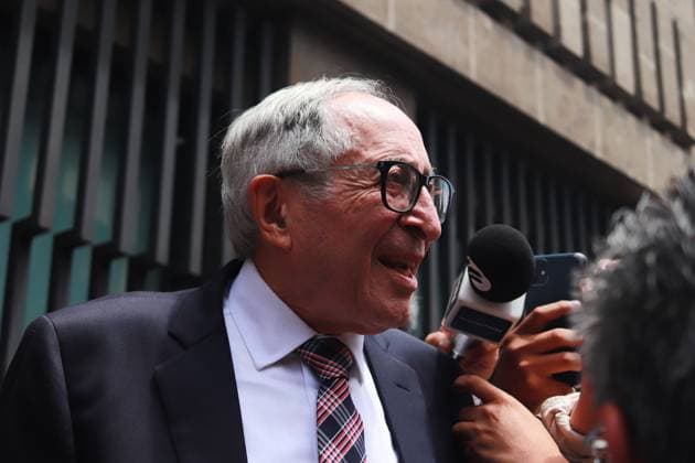 David Kershenobich Stalnikowitz, leaves after she was announced as new Health Minister as part of the government cabinet of incoming President Claudia Sheinbaum Pardo during a press conference at Museo Interactivo de Economia. Mexico City Mexico - ZUMAe321 20240627_zia_e321_056 Copyright: xCarlosxSantiagox