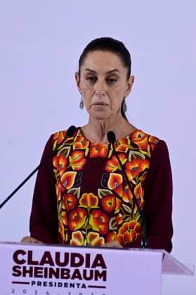 President-Elect Claudia Sheinbaum Presents Her New Cabinet - Mexico City Claudia Sheinbaum Pardo, incoming President of Mexico, speaking during the presentation of the second part of her government cabinet at Museo Interactivo de Economía (MIDE). Mexico City, Mexico, June 27, 2024. Photo by Carlos Tischler Eyepix Group ABACAPRESS.COM) Mexico City Mexico  Copyright: xTischlerxCarlos Eyepix ABACAx