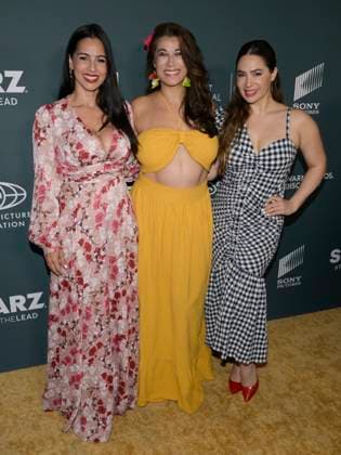 June 28, 2024, Hollywood, California, USA: L-R) Marta Mo ndez Cross, Virginia Novello and Valeria Maldonado atttend NALIP s 25th Anniversary Red Carpet Celebration. Hollywood USA - ZUMAb173 20240628_aap_b173_035 Copyright: xBillyxBennightx