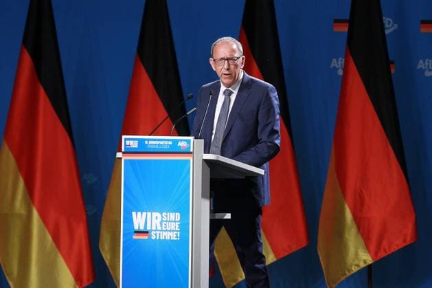 Essen, NRW, Deutschland, 30.06.2024: Grugahalle: 15. Bundesparteitag der AfD - Tag 2: Jörg Urban *** Essen, NRW, Germany, 30 06 2024 Grugahalle 15 Federal Party Conference of the AfD Day 2 Jörg Urban Copyright: xdtsxNachrichtenagenturx dts_42798