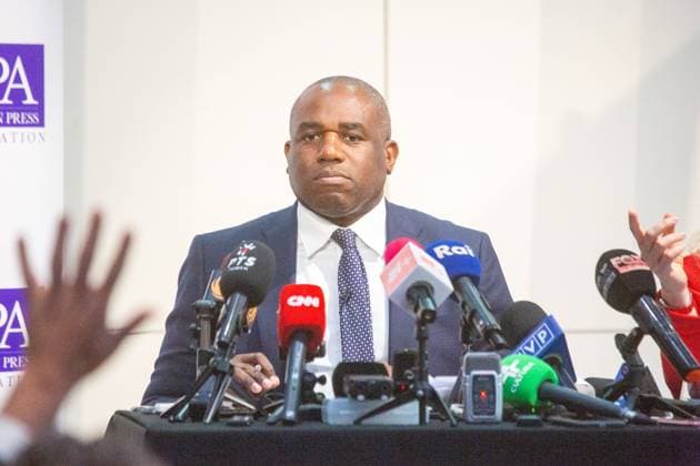 News Themen der Woche KW27 News Bilder des Tages July 1, 2024, London, England, United Kingdom: Shadow Foreign Secretary DAVID LAMMY speaks to members of foreign media at briefing organised by Foreign Press Association. London United Kingdom - ZUMAs262 20240701_zip_s262_087 Copyright: xTayfunxSalcix