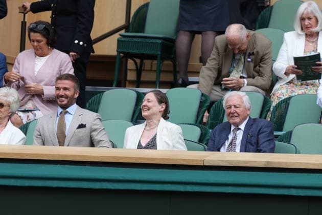 . 01 07 2024. London, United Kingdom. Royal Box on the opening day of the Wimbledon Tennis Championships in London.  xStephenxLockx xi-Imagesx IIM-25341-0060