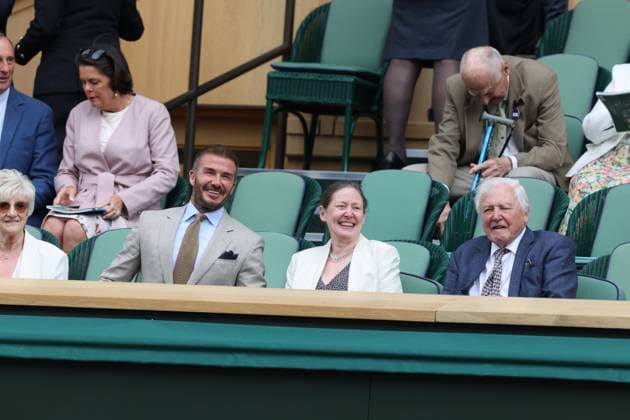 . 01 07 2024. London, United Kingdom. Royal Box on the opening day of the Wimbledon Tennis Championships in London.  xStephenxLockx xi-Imagesx IIM-25341-0061
