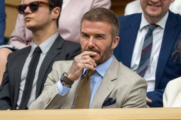 David Beckham watches tennis from The Royal Box on the first day of the Wimbledon tennis championships held at the All England Lawn Tennis & Croquet Club Featuring: David Beckham Where: London, United Kingdom When: 01 Jul 2024 Credit: Ray Tang Cover Images **STRICTLY EDITORIAL USE ONLY** EDITORIAL USE ONLY. NOT FOR USE BY NEWSPAPERS BASED IN THE UK. Copyright: xx coverimg53903446