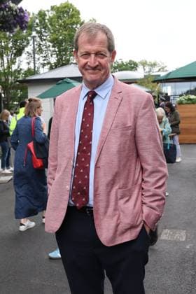 . 02 07 2024. London, United Kingdom. Alistair Campbell arriving on day two of the Wimbledon Tennis Championships in London.  xStephenxLockx xi-Imagesx IIM-25342-0004