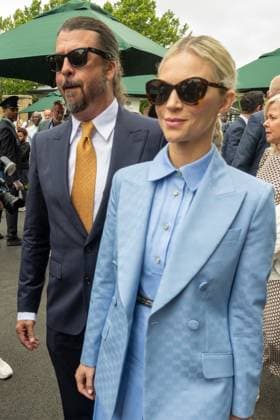 Wimbledon Tennis Championships held at the All England Lawn Tennis & Croquet Club Featuring: Dave Grohl and wife Jordyn Blum Where: London, London, United Kingdom When: 02 Jul 2024 Credit: Ray Tang Cover Images **STRICTLY EDITORIAL USE ONLY** EDITORIAL USE ONLY. NOT FOR USE BY NEWSPAPERS BASED IN THE UK. Copyright: xx coverimg53914593