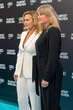 Kate Winslet and Kate Solomon at the premiere of the film The Photographer Lee and the presentation of the Cinemerit Award at the 41 Filmfest München 2024 at the Deutsches Theater Munich, 02 07 2024 Foto:xN.xKolinzx xFuturexImagex winslet_4606