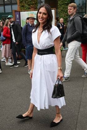 . 03 07 2024. London, United Kingdom. Lauren Silverman arriving on day three of the Wimbledon Tennis Championships in London .  xStephenxLockx xi-Imagesx IIM-25345-0005