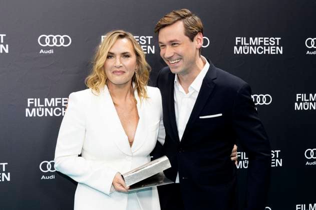 Kate Winslet and David Kross at the premiere of the film The Photographer Lee and the presentation of the Cinemerit Award at the 41 Munich Film Festival 2024 at the Deutsches Theater Munich, 02 07 2024 Foto:xD.xBedrosianx xFuturexImagex winslet_4676