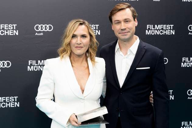 Kate Winslet and David Kross at the premiere of the film The Photographer Lee and the presentation of the Cinemerit Award at the 41 Munich Film Festival 2024 at the Deutsches Theater Munich, 02 07 2024 Foto:xD.xBedrosianx xFuturexImagex winslet_4678