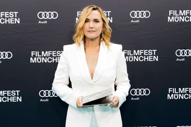 Kate Winslet at the premiere of the film The Photographer Lee and the presentation of the Cinemerit Award at the 41 Filmfest München 2024 at the Deutsches Theater Munich, 02 07 2024 Foto:xD.xBedrosianx xFuturexImagex winslet_4682