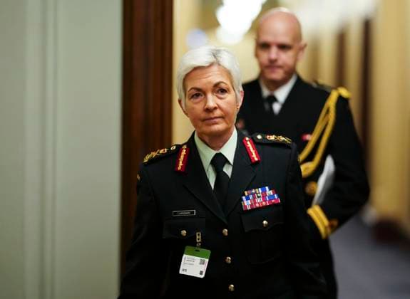 January 30, 2024, Ottawa, On, CAN: The federal government is naming Lt.-Gen. Jennie Carignan as the country s newest defence chief. Carignan arrives at the Prime Minister s office on Parliament Hill in Ottawa on Tuesday, Jan. 30, 2024. Ottawa CAN  - ZUMAc35_ 20240130_zaf_c35_210 Copyright: xSeanxKilpatrickx