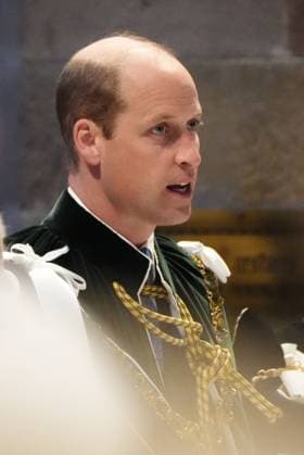 . 03 07 2024. Edinburgh, United Kingdom. King Charles III, Queen Camilla and Prince William at the Order of the Thistle Service at St Giles Cathedral in Edinburgh, on the second day of Royal Week in Scotland.  xPoolx xi-Imagesx IIM-25347-0021