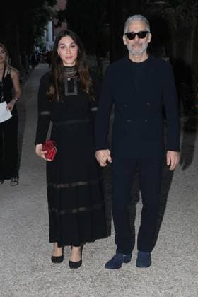 Premio Globo d Oro Verleihung in Rom Rome, German Academy Villa Massimo 64th edition of the Golden Globe, In the photo: Beppe Fiorello with his daughter  Copyright: xVincenzoxLandix xipa-agency.netx xVincenzoxLandix IPA_Agency_IPA47709686