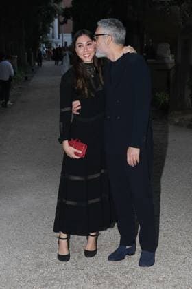 Premio Globo d Oro Verleihung in Rom Rome, German Academy Villa Massimo 64th edition of the Golden Globe, In the photo: Beppe Fiorello with his daughter  Copyright: xVincenzoxLandix xipa-agency.netx xVincenzoxLandix IPA_Agency_IPA47709689