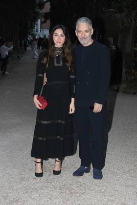 Premio Globo d Oro Verleihung in Rom Rome, German Academy Villa Massimo 64th edition of the Golden Globe, In the photo: Beppe Fiorello with his daughter  Copyright: xVincenzoxLandix xipa-agency.netx xVincenzoxLandix IPA_Agency_IPA47709691