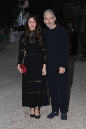 Premio Globo d Oro Verleihung in Rom Rome, German Academy Villa Massimo 64th edition of the Golden Globe, In the photo: Beppe Fiorello with his daughter  Copyright: xVincenzoxLandix xipa-agency.netx xVincenzoxLandix IPA_Agency_IPA47709695