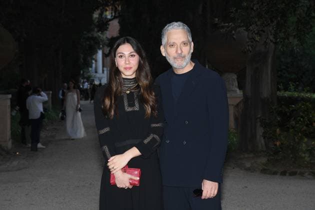 Premio Globo d Oro Verleihung in Rom Rome, German Academy Villa Massimo 64th edition of the Golden Globe, In the photo: Beppe Fiorello with his daughter  Copyright: xVincenzoxLandix xipa-agency.netx xVincenzoxLandix IPA_Agency_IPA47709697